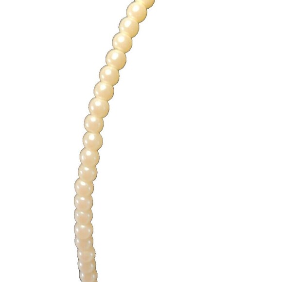 Dainty Small Faux Pearl Beaded Necklace Collar Classic Simple Vintage - Picture 3 of 6